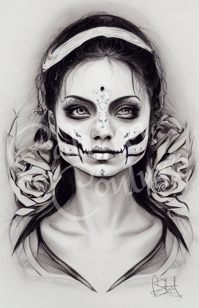 catrina-couture-beautiful-girl-woman-face-style-of catrina-conte-fashion-sketch-1-970x1500